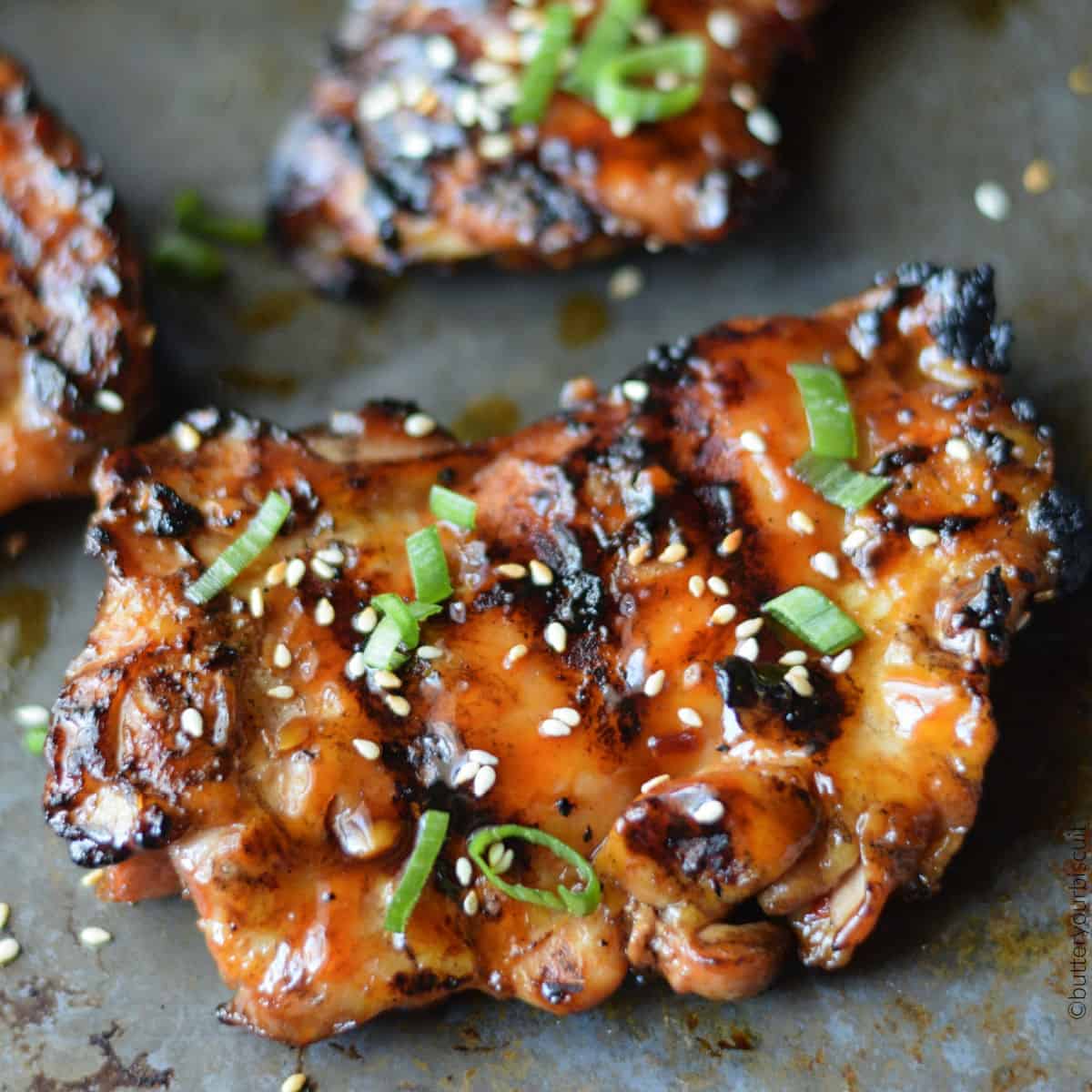 Grilled Teriyaki Chicken Recipe-Butter Your Biscuit