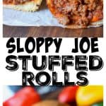 Sloppy joe stuffed rolls