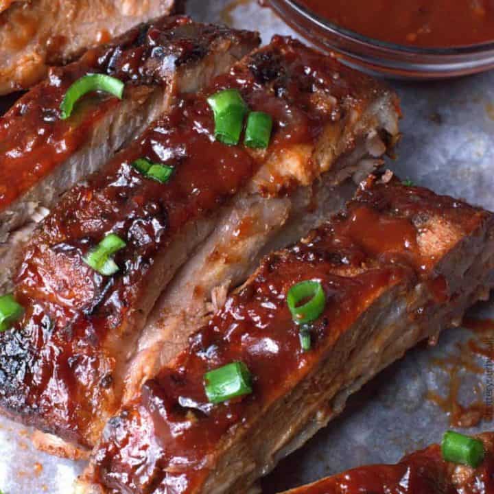 Easy Oven Bbq Baked Ribs Recipe Butter Your Biscuit