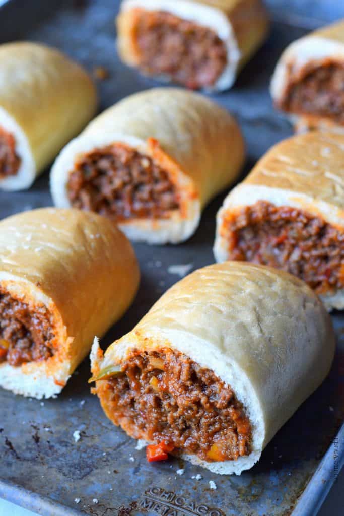 Sloppy joe stuffed rolls