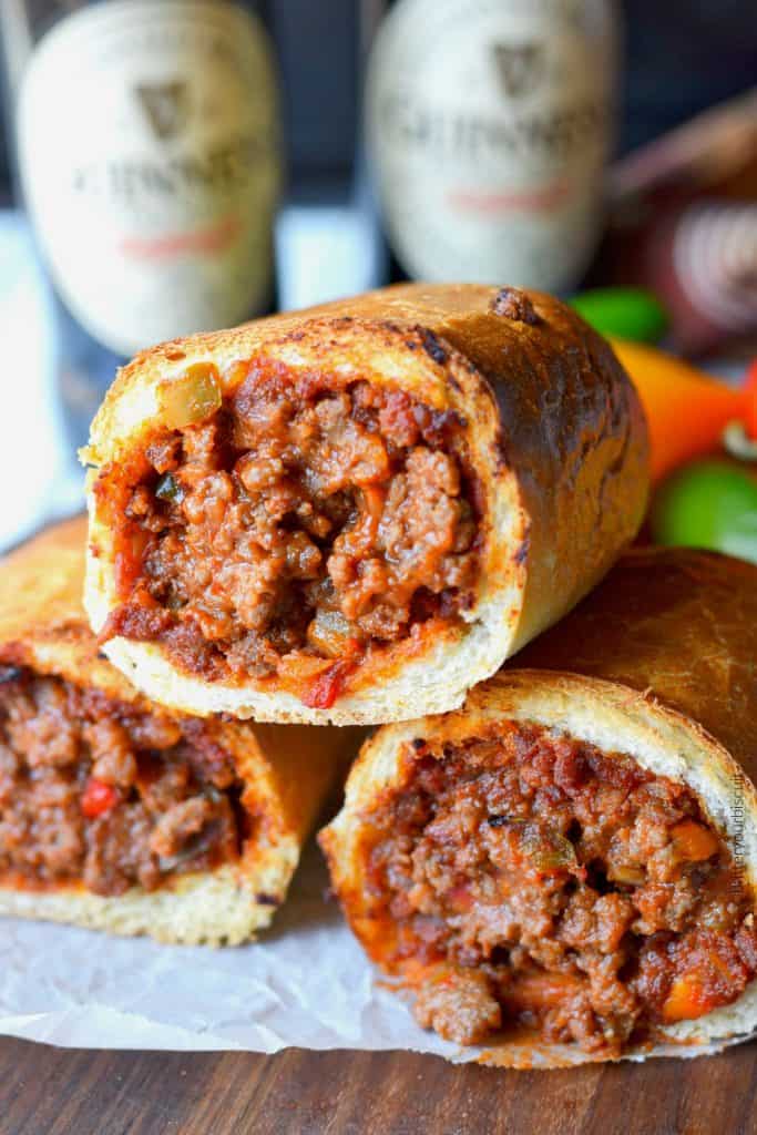 Sloppy joe stuffed rolls