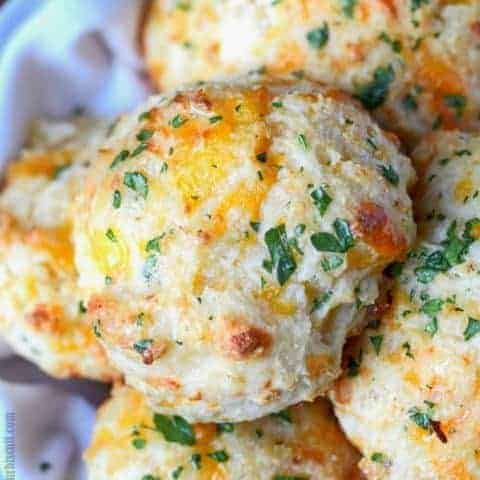 Homemade Cheddar Bay Biscuits