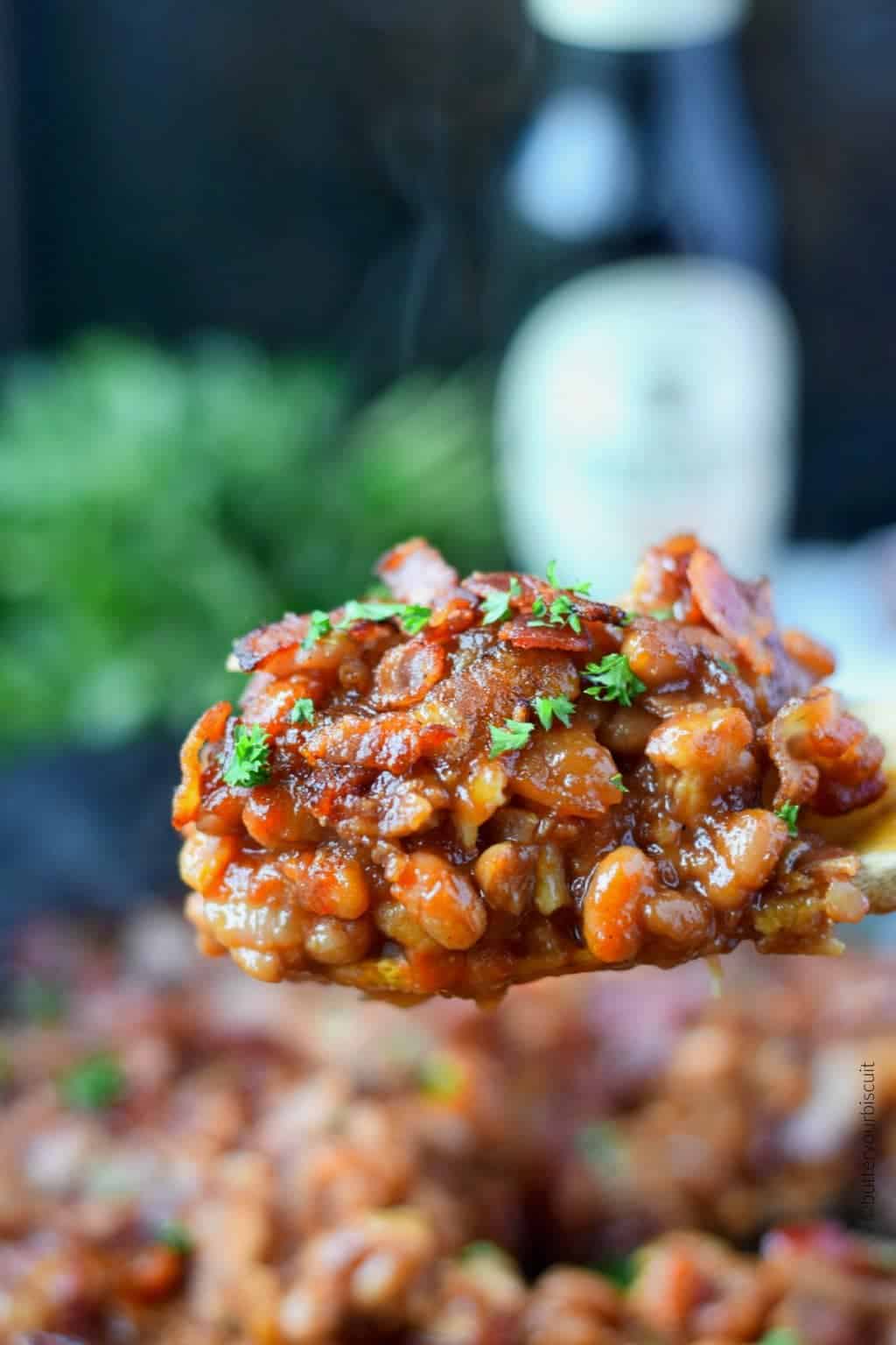 Sweet n Spicy Baked Beans Recipe-Butter Your Biscuit