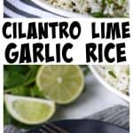 cilantro lime garlic rice