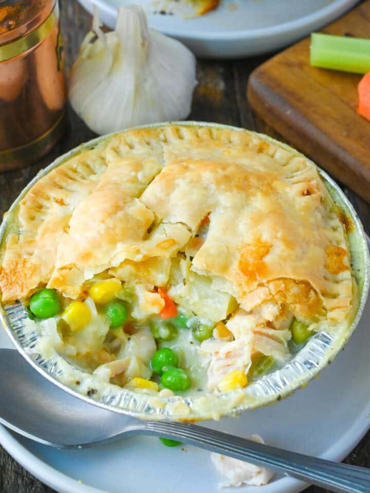 Mini Chicken Pot Pies Recipe (freezable)- Butter Your Biscuit