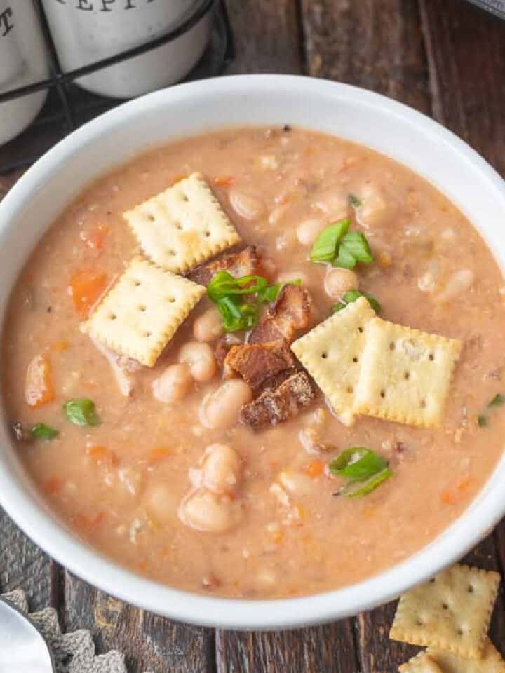 Slow Cooker Sausage Bean Soup Butter Your Biscuit