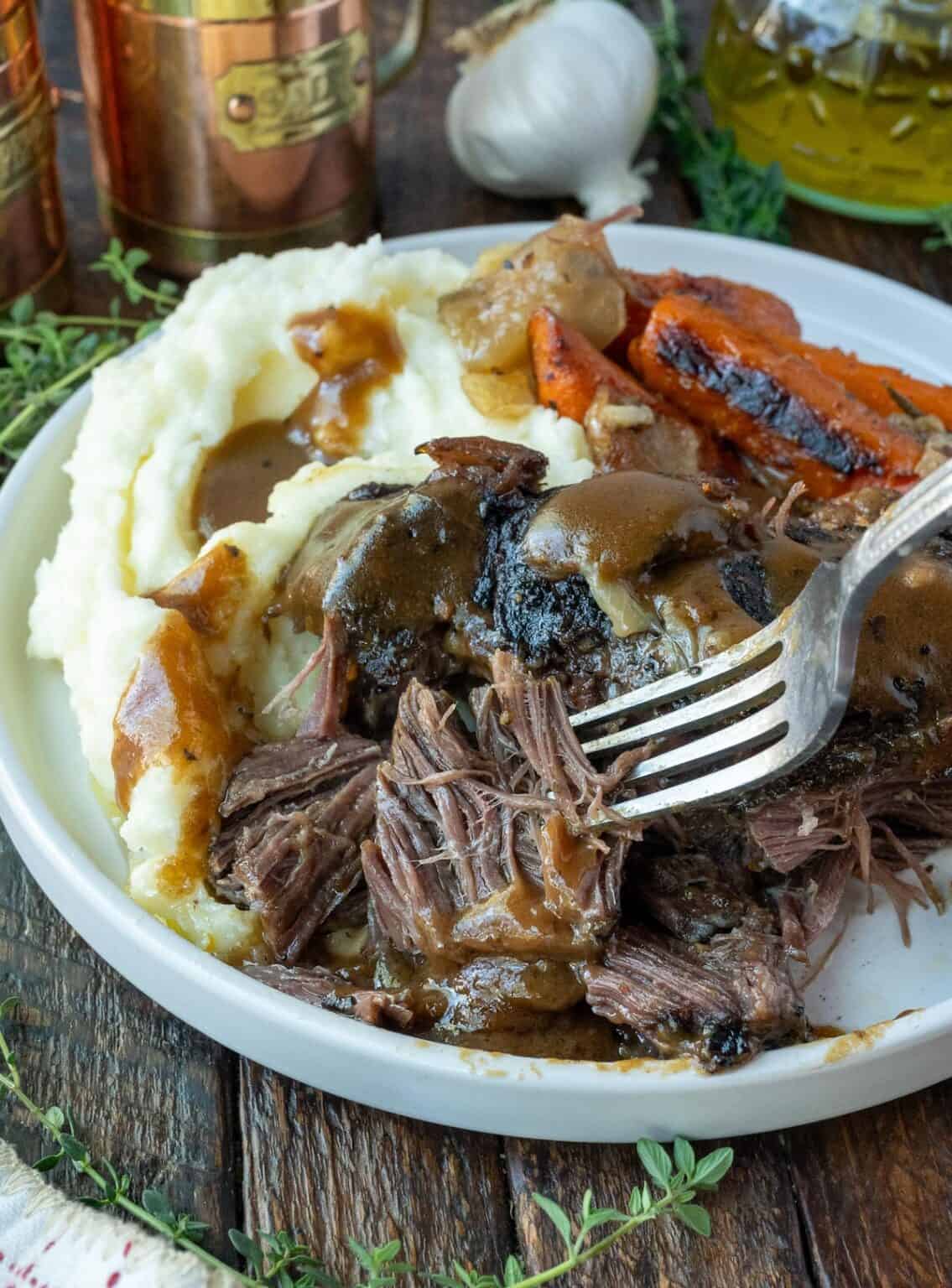 Slow Cooker Classic Pot Roast | Butter Your Biscuit