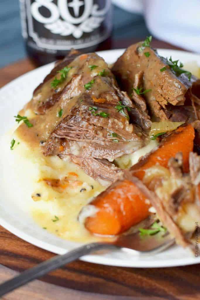 Slow Cooker Classic Pot Roast - Butter Your Biscuit
