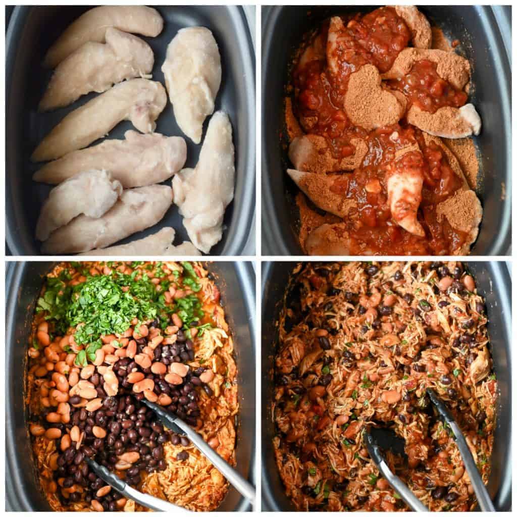 Slow Cooker Chicken Burritos Butter Your Biscuit