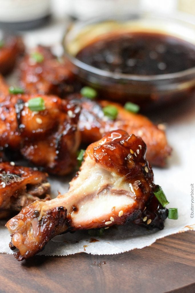 Teriyaki Chicken Wings Recipe Butter Your Biscuit