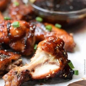 oven baked spicy teriyaki chicken wings