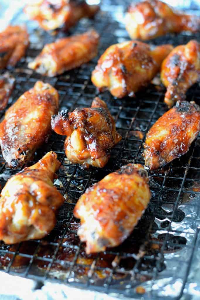 oven baked spicy teriyaki chicken wings