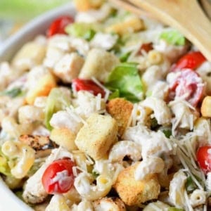 Chicken Caesar Pasta Salad