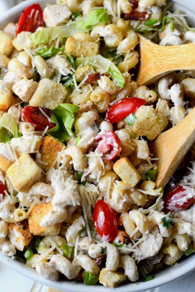 Chicken Caesar Pasta Salad