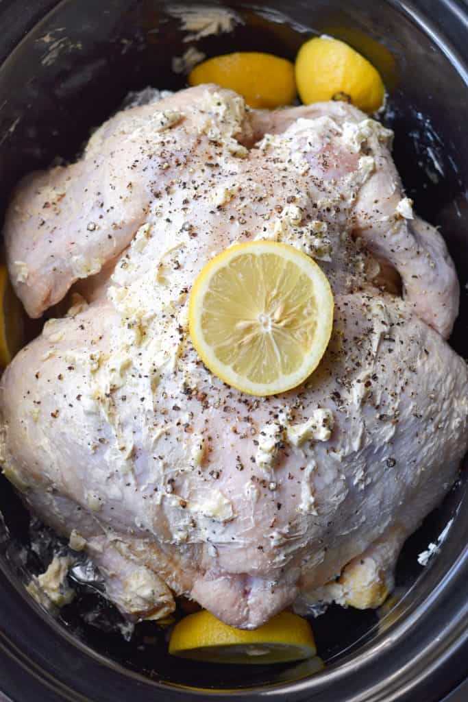 Crockpot Garlic Butter Chicken - Crock Pots and Flip Flops