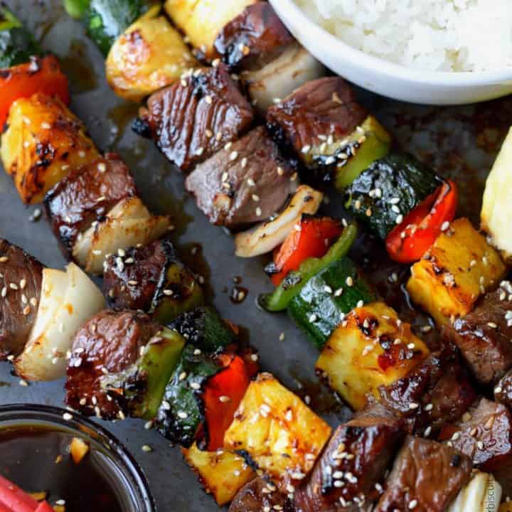 spicy teritaki grilled steak kebabs 2