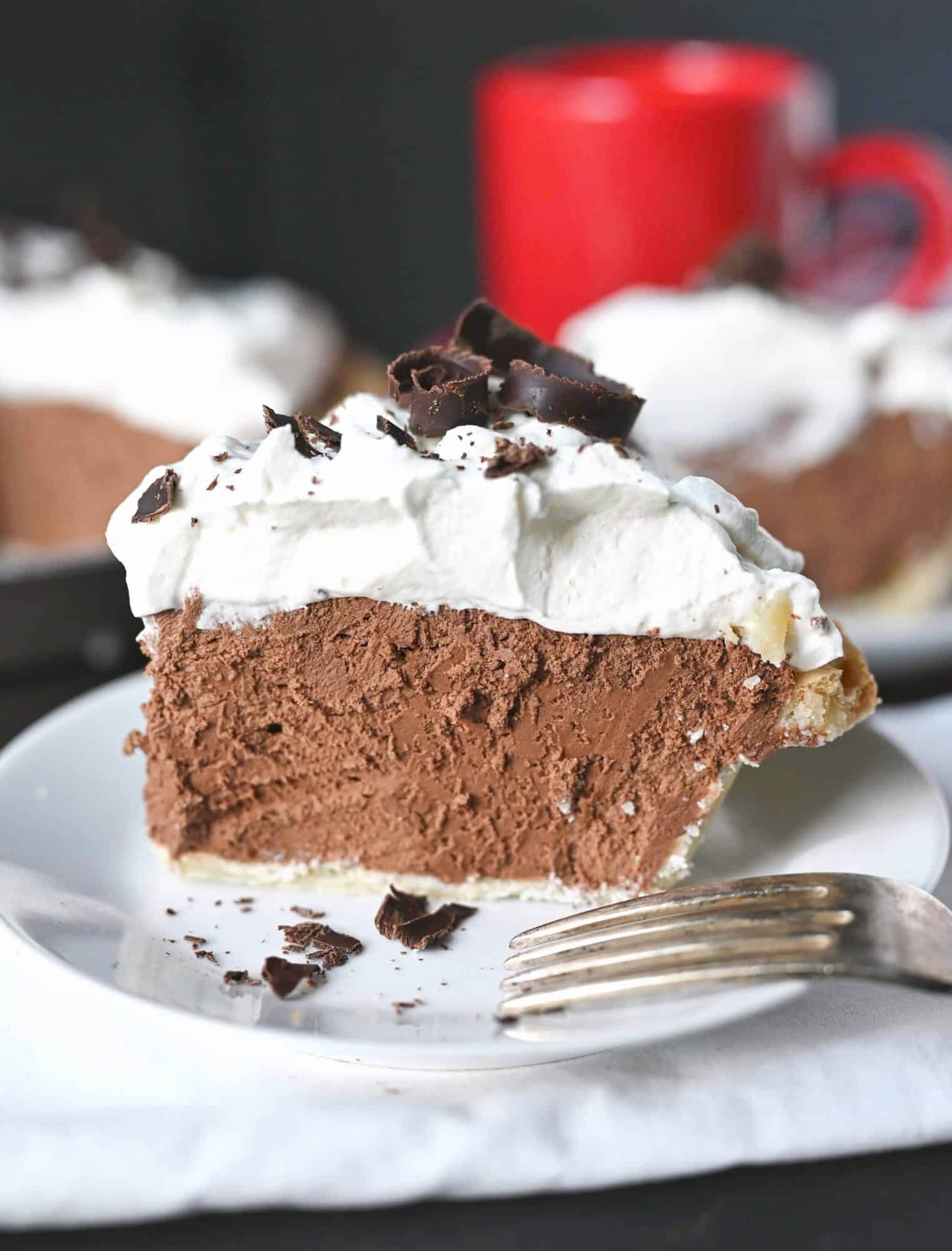 Easy Chocolate Cream Pie Recipe- Butter Your Biscuit