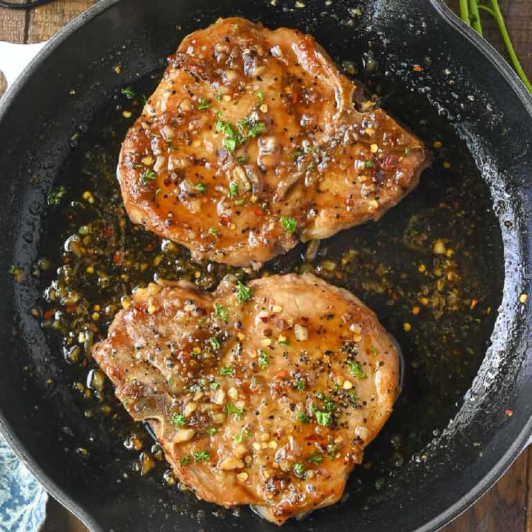 Brown Sugar Garlic Pork Chops