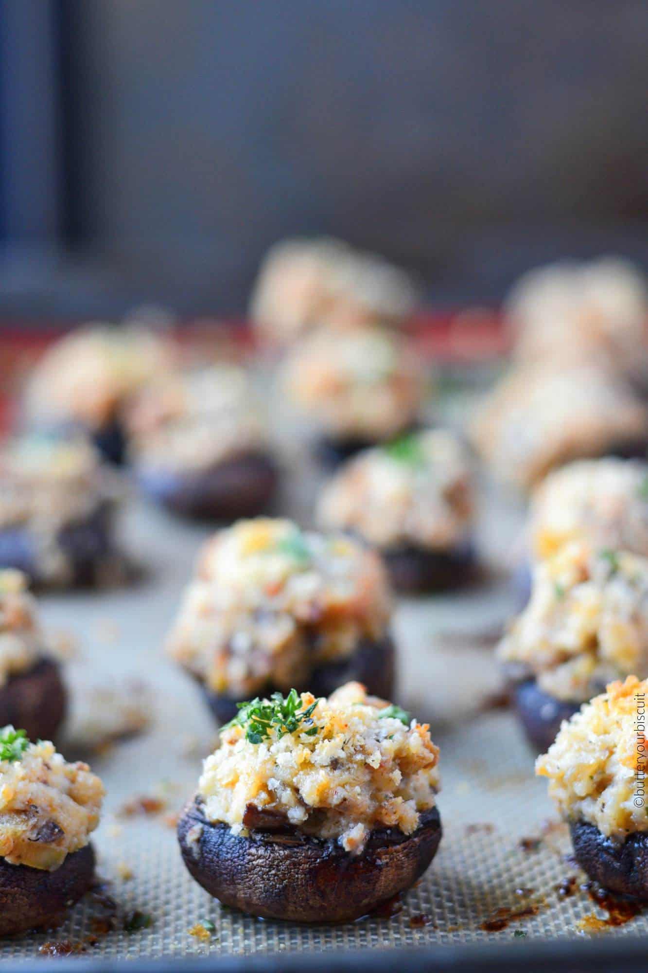 italian sausage stuffed mushrooms