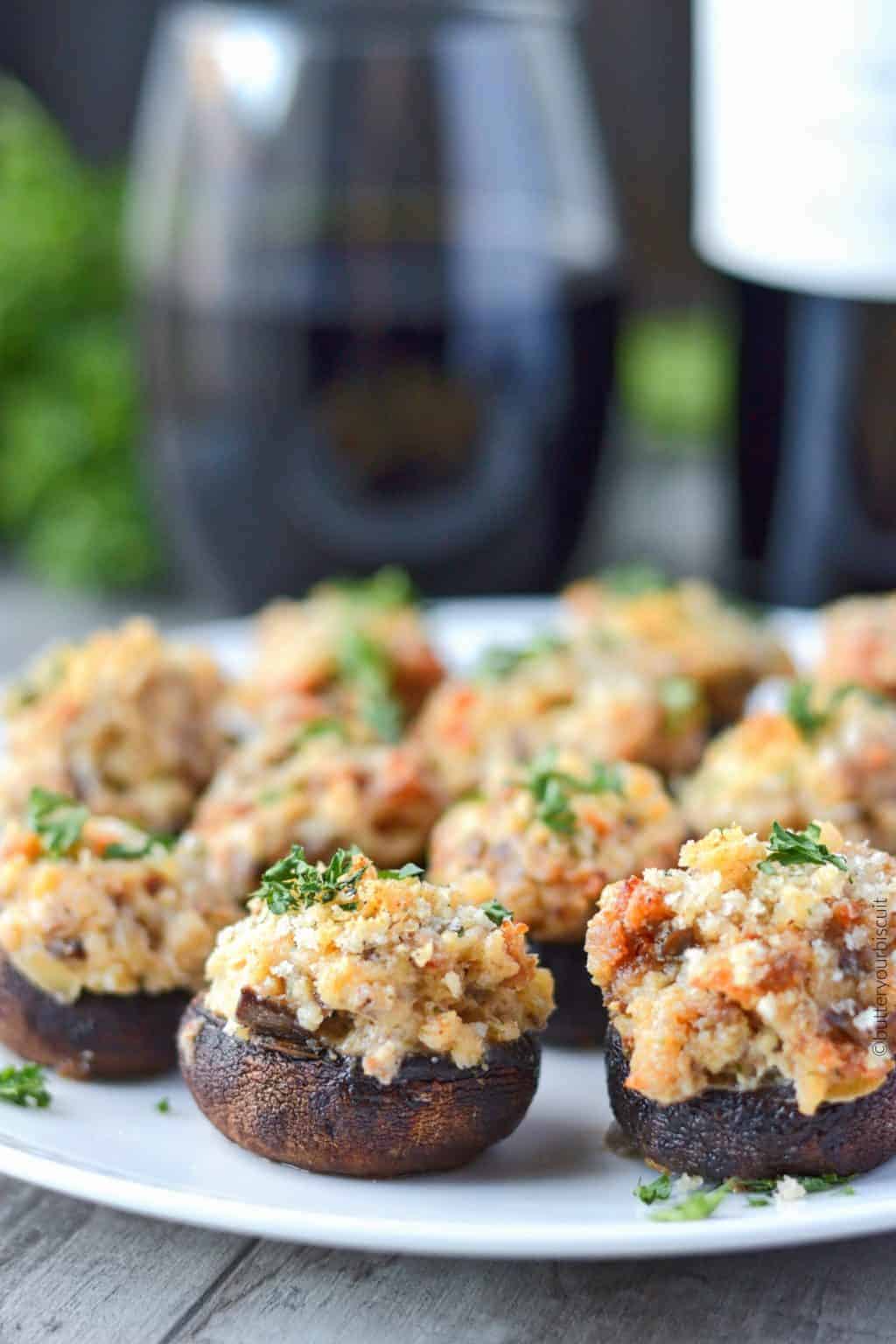 sausage stuffed mushrooms recipe