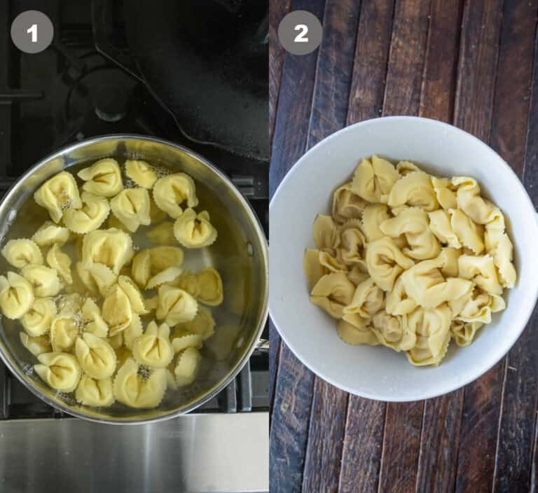 Garlic Alfredo Cheese Tortellini | Butter Your Biscuit