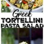 Greek tortellini pasta salad
