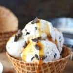 No churn caramel ice cream