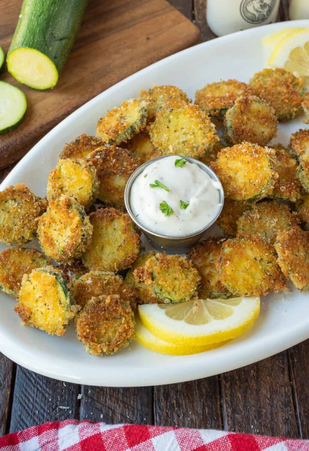 Zucchini Parmesan Crisps | Butter Your Biscuit