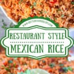 Mexican rice pinterest pin