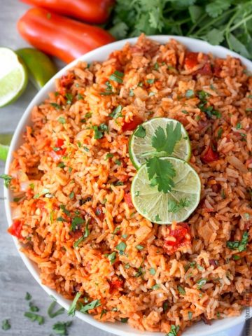 Restaurant style mexican rice
