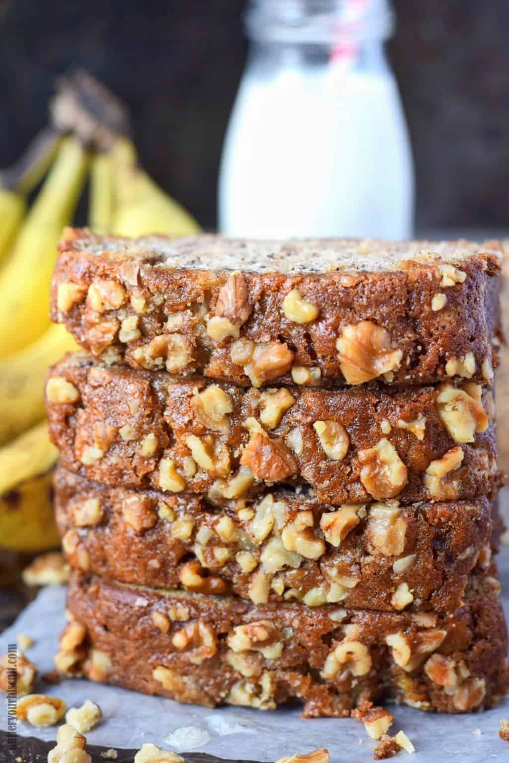 Banana Nut Bread - JavaCupcake