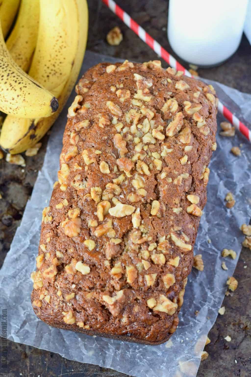 Banana Nut Bread - JavaCupcake