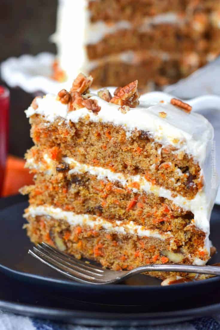 Carrot Cake Recipe with Cream Cheese Frosting-Butter Your Biscuit