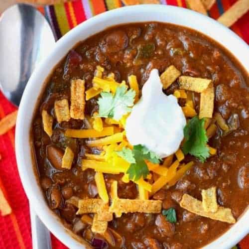 Poblano Pepper Beef Chili Recipe-Butter Your Biscuit