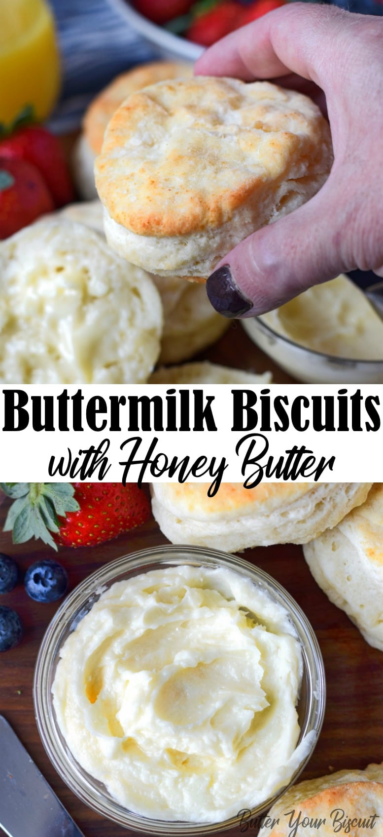 Buttermilk Biscuits with Honey Butter Recipe Butter Your Biscuit
