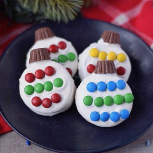 Oreo Dipped Christmas Cookies - Butter Your Biscuit