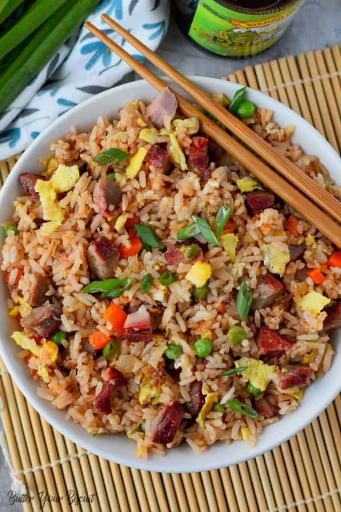 Pulled Pork Fried Rice Recipe Dish Ditty Recipes