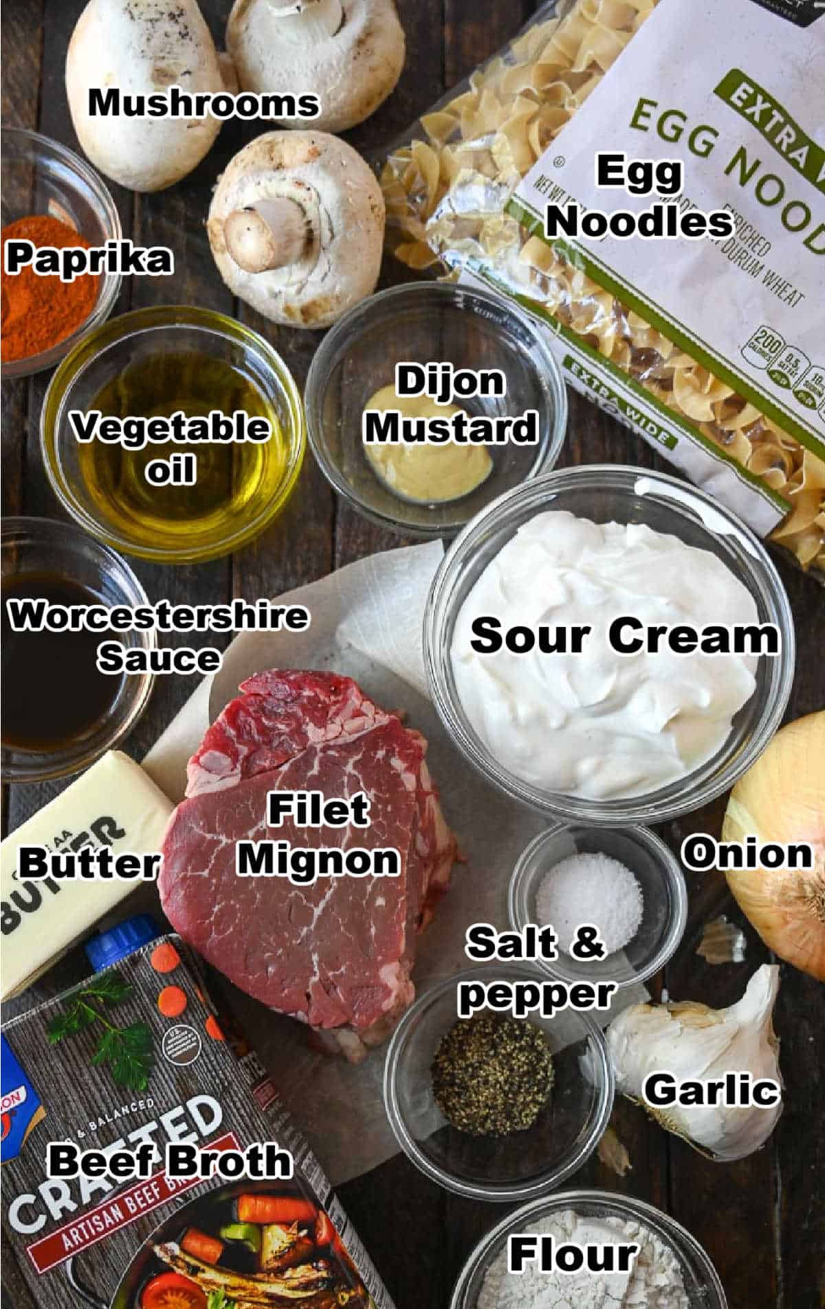 All the ingredients needed for this recipe.