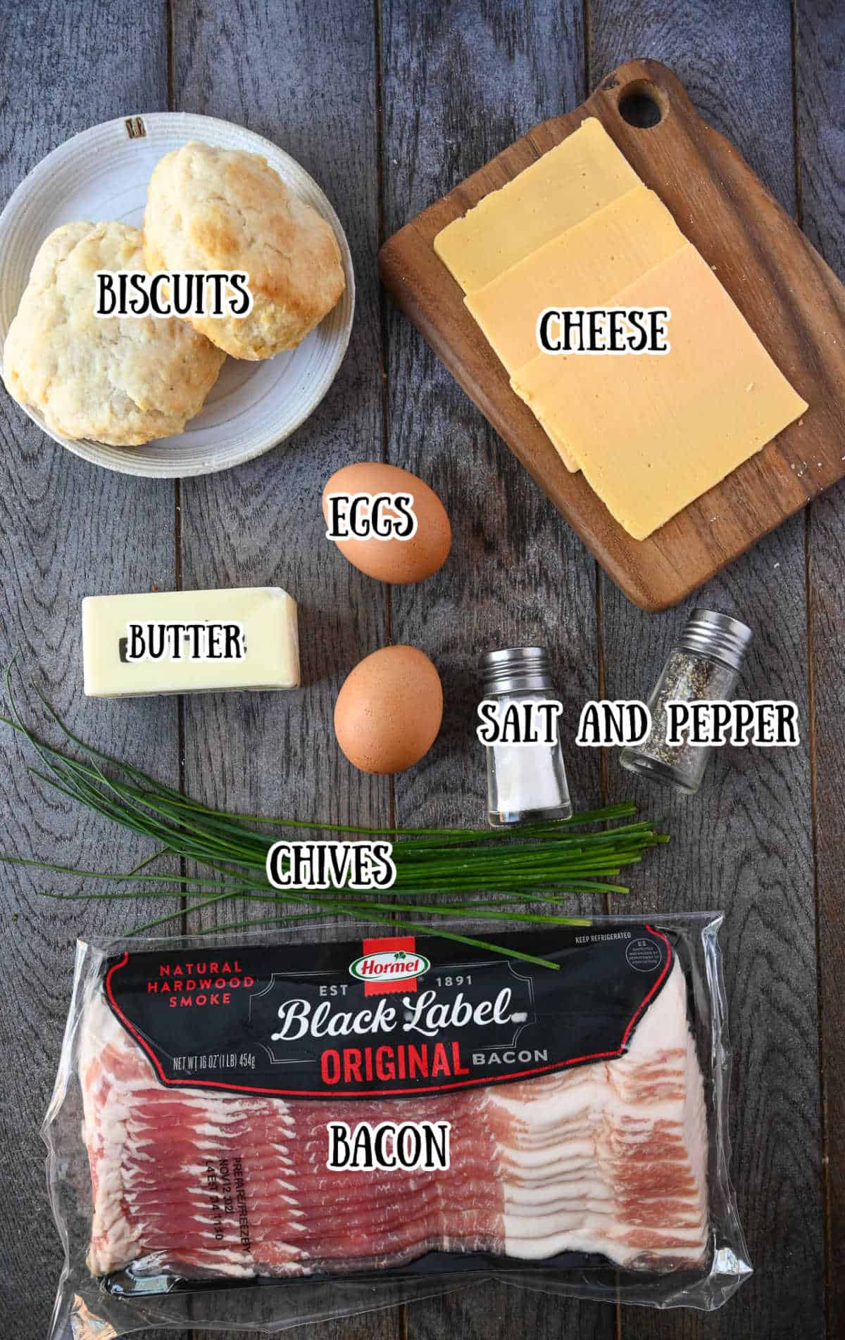 All the ingredients needed for this recipe.