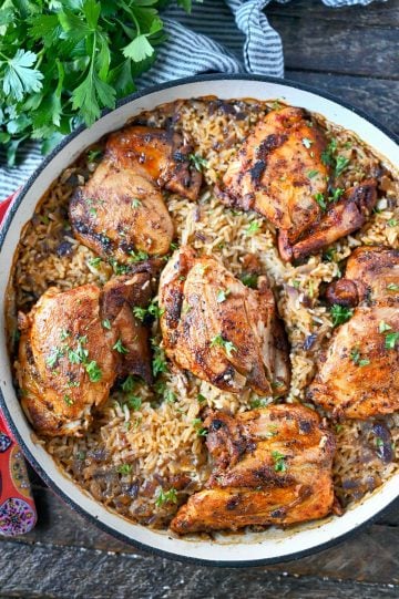 Paprika Chicken and Rice Bake - Butter Your Biscuit