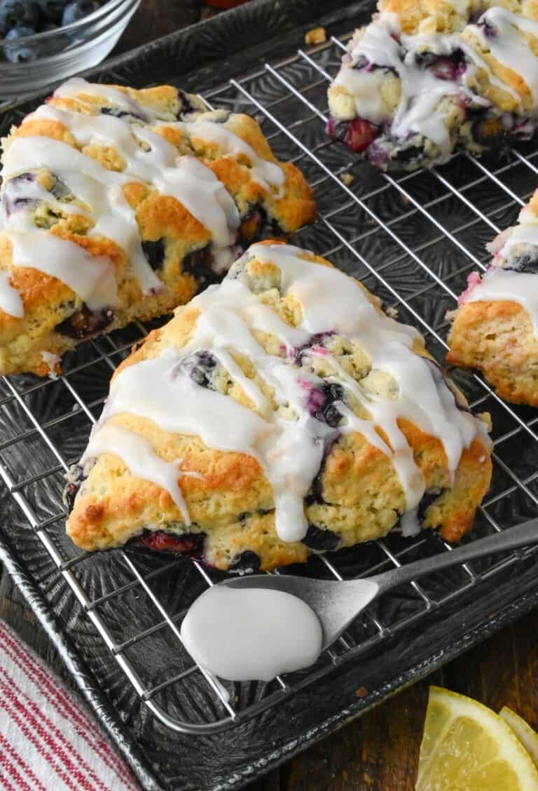 Lemon Blueberry Scones
