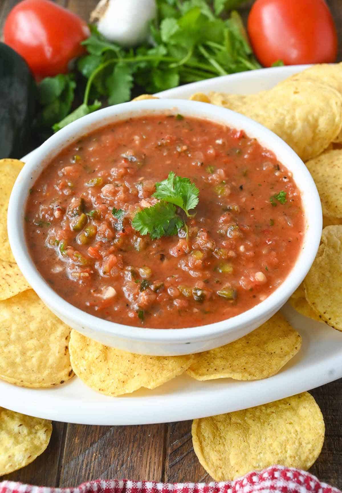 5-Minute Fire Roasted Salsa Recipe + Video - TSRI