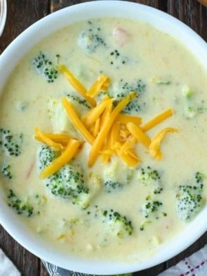 A bowl of copycat Panera soup.