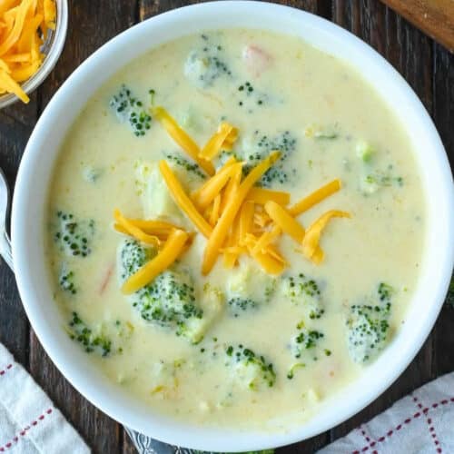 Copycat Panera Broccoli Cheese Soup | Butter Your Biscuit