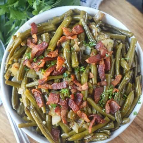 Slow Cooker Southern Green Beans