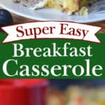 easy breakfast casserole pin