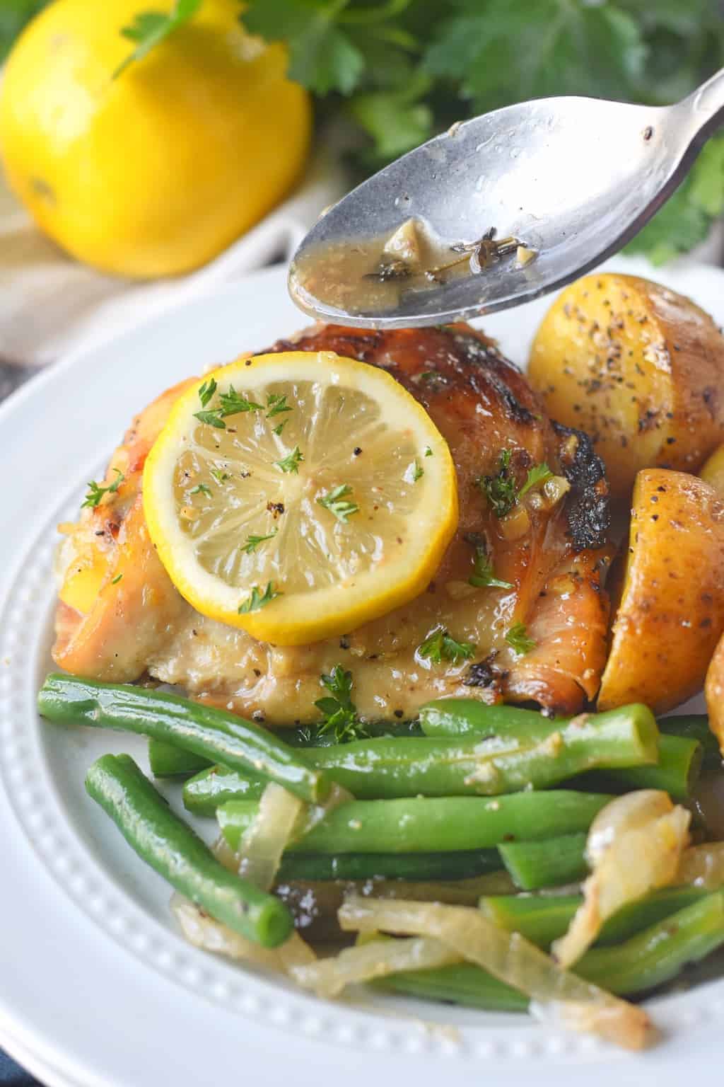 Slow Cooker Chicken and Potatoes with Green Beans