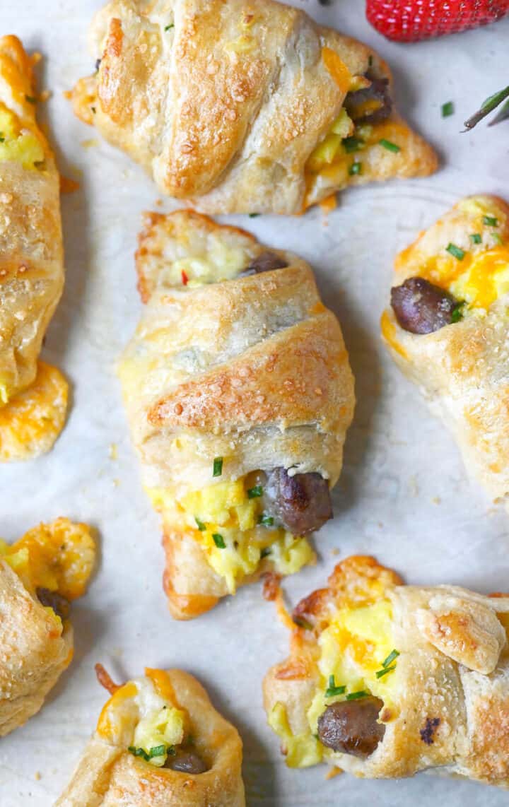 Breakfast Crescent Roll Ups Recipe - Butter Your Biscuit