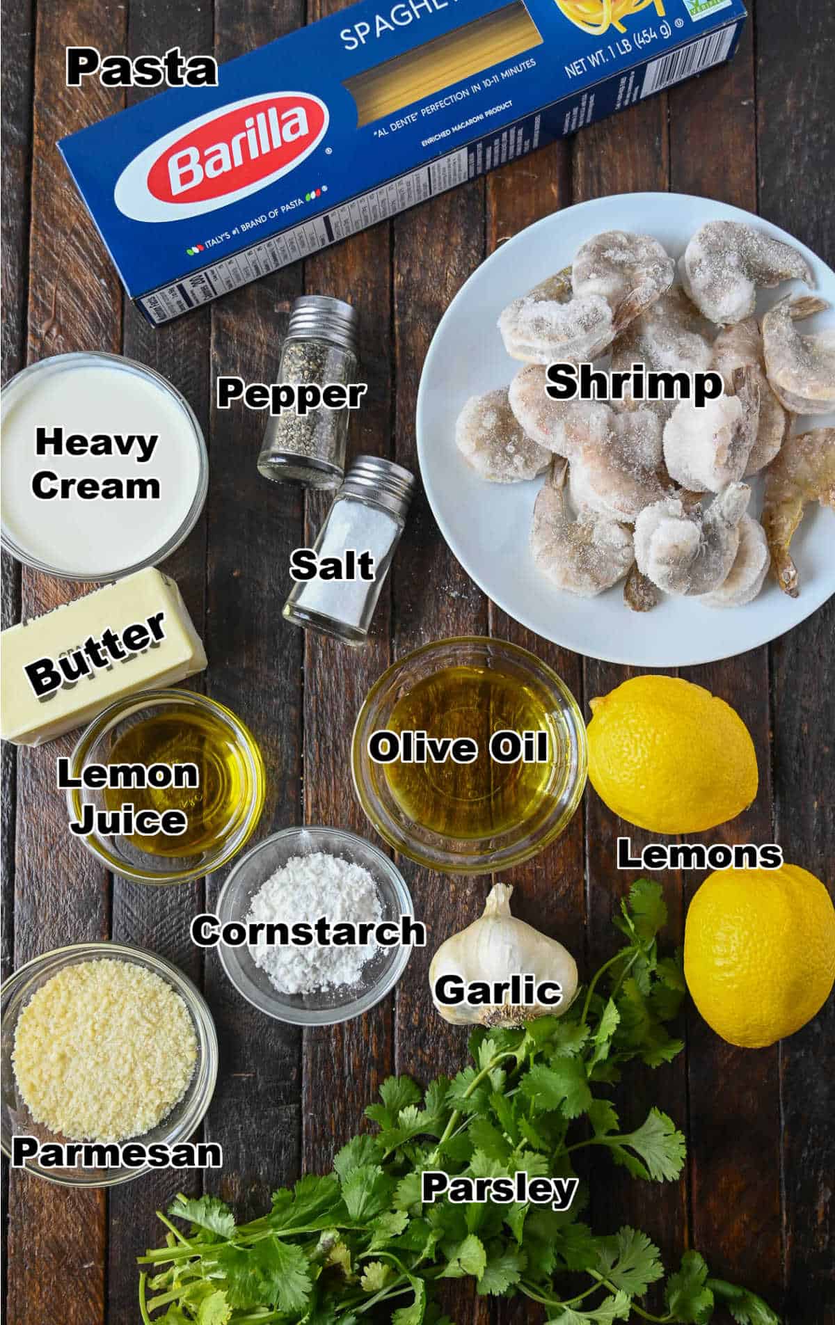 Creamy Lemon Shrimp Pasta • Salt & Lavender