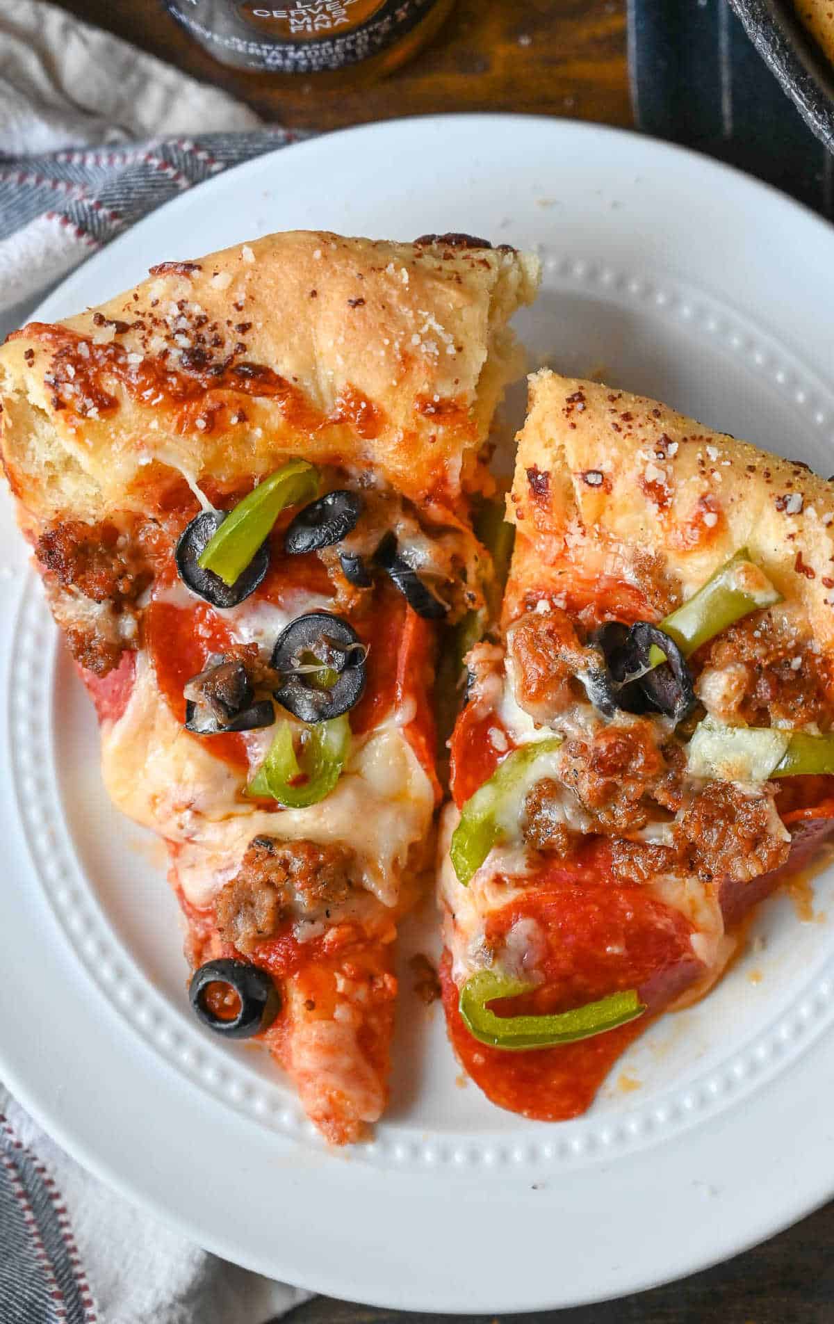 Cast Iron Skillet Pizza  Cooking on the Front Burner